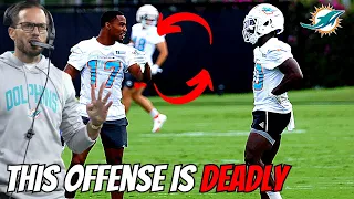 Miami Dolphins Training Camp Highlights... Tyreek Hill & Waddle Are UNREAL