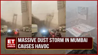 Dust Storm In Mumbai: Several Injured As Hoarding Collapses | Airport Operations Affected | Top News