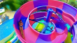 Twisting Body Water Slide at Queen's Park Resort
