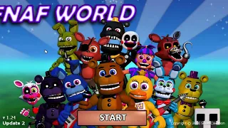 I Played FNAF WORLD For the 1ST Time!