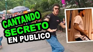 "SECRETO" Anuel AA, Carol G - Cantando en publico - Singing in public - BROMA/PRANK