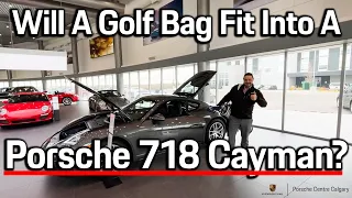 Will A Set Of Golf Clubs Fit Into A 718 Cayman | PCC