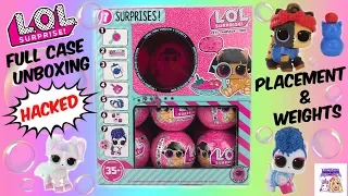 LOL SURPRISE PETS SERIES 4 WAVE 2 FULL BOX UNBOXING PLACEMENT AND WEIGHT HACK