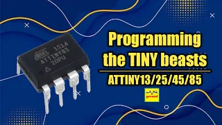 #52 Programming ATTiny Microcontrollers using Arduino IDE | ATTiny13 ATTiny25 ATTiny45 ATTiny85