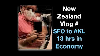 Flying from San Francisco to Auckland in Economy on Air New Zealand! New Zealand Vlog #3