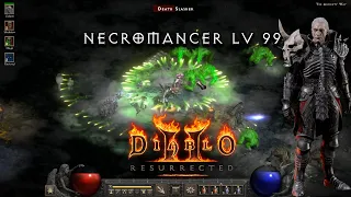 Diablo 2 Resurrected - Game Play Level 99 Necromancer - Hell Difficulty 4k 60fps #diablo2