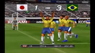 Winning Eleven 2002 Gameplay , Roberto Carlos as a striker