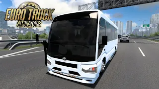 Bus Toyota Coaster 2022 MOD | Euro Truck Simulator 2