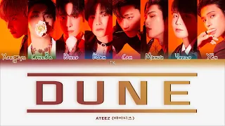 ATEEZ – Dune [ПЕРЕВОД НА РУССКИЙ/КИРИЛЛИЗАЦИЯ Color Coded Lyrics]