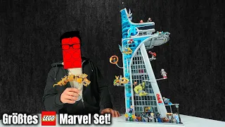 90cm & 32 Figuren für 500€: LEGO Marvel Avengers Tower Review! | Set 76269