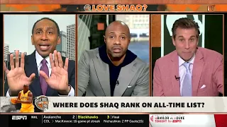 🤣 Mad Dog Russo Says Shaquille O’Neal Shaq Is Only The 5th Best Center In NBA History On First Take