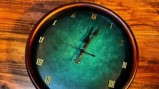 Remake DIY Clock: Leather Dyeing