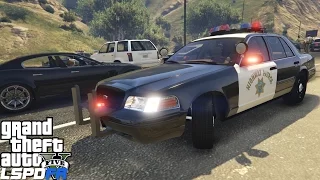 GTA 5 LSPDFR Police Mod 110 | California Highway Patrol | CHP Ford Crown Vic Enforcing Traffic Laws