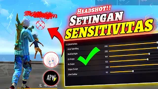 BONGKAR SETINGAN SENSIVITAS GAMPANG HS🔥|| TIPS & TRICK HEADSHOT FREE FIRE!🔥