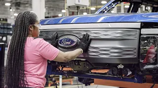 2022 Ford F-150 Lightning PRODUCTION Line in the United States