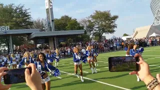 Dallas Cowboys Cheerleaders pregame preformance Miller lite house 9/11/22 view from south