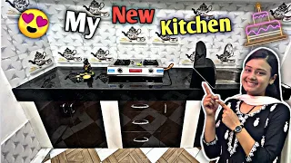 wallpaper se modular kitchen ka Safar😍 Meri YouTube family ke pyar ne mujhe yha Tak phucha Diya❤️