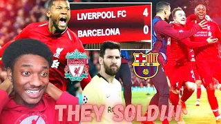 NBA Fan Reacts To Liverpool vs Barcelona 4-3 - UCL Comeback 2019!!!