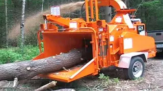 Dangerous Powerful Wood Chipper Machines Technology - Fastest Tree Shredder Working and Woodworking
