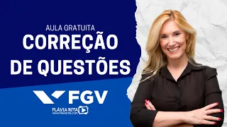 Português - FGV - Questões por Assunto - Prof.ª Flávia Rita