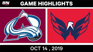 NHL Highlights | Avalanche vs. Capitals – Oct. 14, 2019