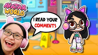 Avatar World - I read YOUR COMMENTS!!