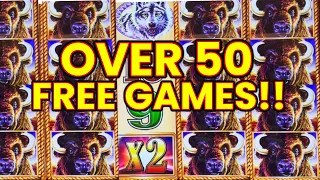 OMG! MASSIVE! My BIGGEST JACKPOT EVER ON BUFFALO GOLD SLOT MACHINE!