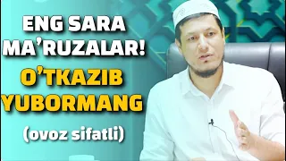 Abdulaziz Domla ~ SARA MA’RUZALAR! (Ovoz sfatli ) FULL HD O’tkazib yubormang!