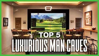 Top 5 Amazing Luxurious MAN CAVES | Top Tier Lifestyle
