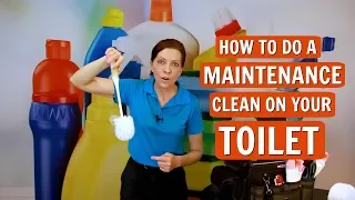 How to Do a Maintenance Clean on a Toilet