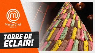 Torre de eclairs!  | Cortes | MasterChef Brasil