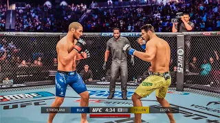 UFC 302! Sean Strickland vs Paulo Costa UFC 5 Gameplay