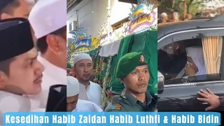 Habib Zaidan & Habib Bidin Turut Hadir Di Prosesi Pemakaman Alm. Istri Habib Luthfi (Syarifah Salma)