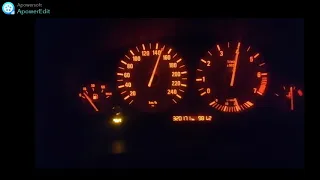 BMW E39 523i acceleration 100-200km/h 5.gang