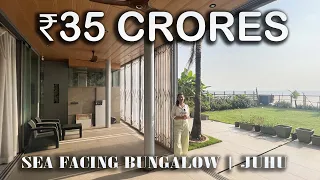 ₹35 Cr Sea-Facing Juhu Bungalow with Stunning Lawn 🌊✨