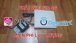 Tự làm bộ phát WIFI từ sim 4G miễn phí (FREE) với openwrt