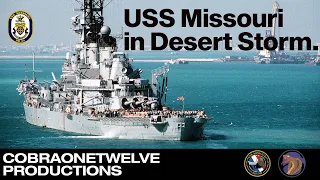 All in a days work | USS Missouri in Desert Storm
