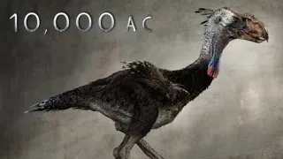 10,000 A.C [2008] - Terror Birds Screen Time