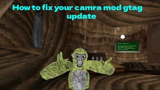 HOW TO FIX CAMERA MOD IN GORILLA TAG