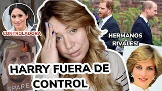 Principe Harry CONTRA William | Resumen Spare | Libro| Diana de Gales