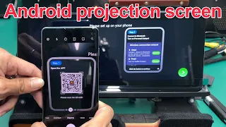 How to get the mirror link function on the PEMP android 11/12 screen with Your android phone?