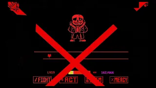 sans fight but I actually go to hell (fanmade)