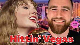 Taylor Swift & Travis Kelce LIVING it up in Las Vegas for DRINKS with Patrick & Brittany  Mahomes