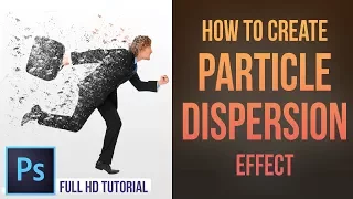 Particle Dispersion Effect│Adobe Photoshop Tutorial