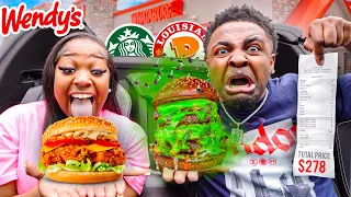 Letting Fast Food Employees DECIDE What We Eat for 24 HOURS!