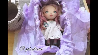 Упаковка для текстильной куклы. Textile doll