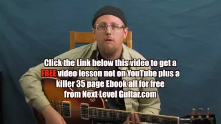 Learn Van Morrison inspired lead guitar over chord vamp soloing Moondance style jam lesson