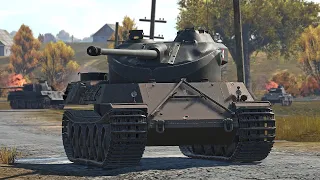 War Thunder — AMX M4 — 8 Kills (7 tanks + 1 airplane) — Realistic Battles