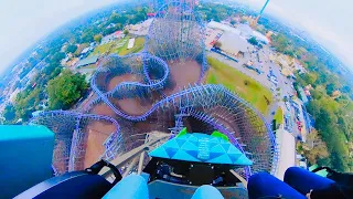 Iron Gwazi (Busch Gardens Tampa Bay) - ONRIDE - hybrid roller coaster POV