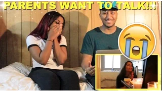 Couple Reacts : When Parents “Want to Talk” By iiSuperwomanii Reaction!!!